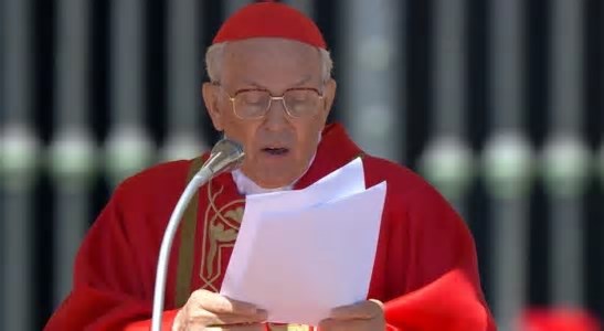 Missa inicial será presidida pelo Decano dos Cardeais