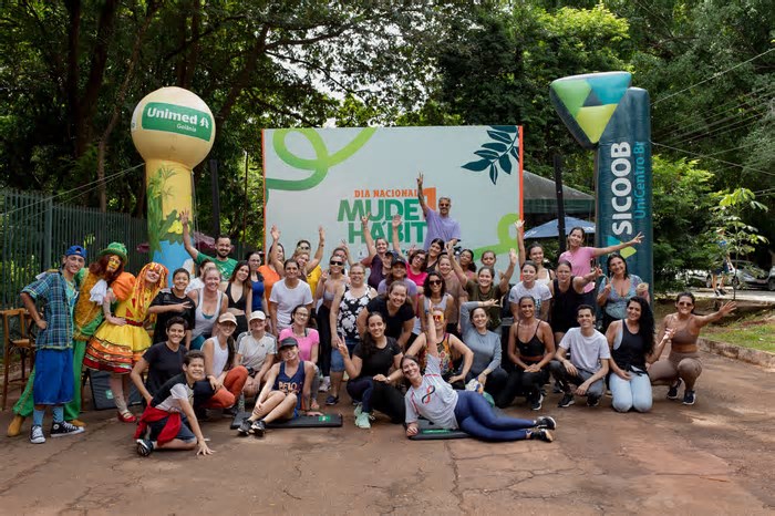 Mude1Hábito reúne famílias no Parque Areião com foco em saúde e bem-estar