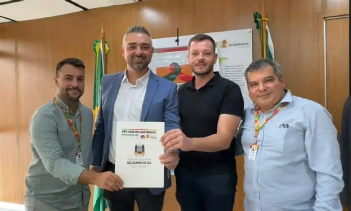 São José do Hortêncio e Governo do Estado firmam parceria para desassoreamento do Rio Cadeia