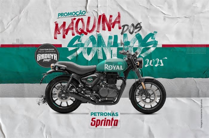 Promoção Máquina dos Sonhos Petronas Sprinta sorteia uma moto zero milha personalizada