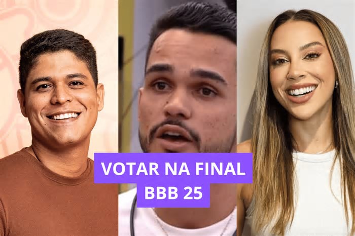 Como votar em quem ganha o BBB 25: Renata, João ou Guilherme no Gshow
