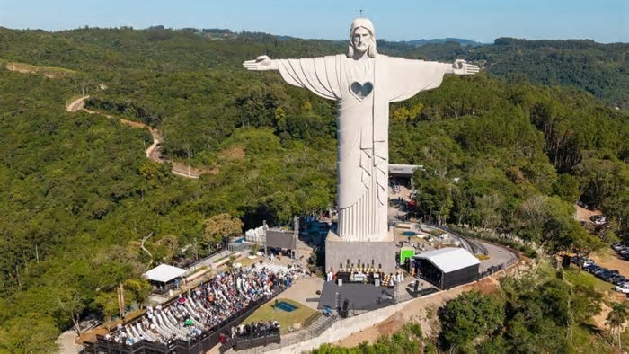 Complexo do Cristo Protetor é inaugurado em Encantado