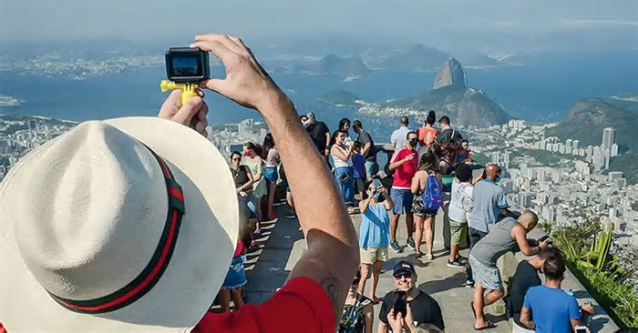 Brasil recebeu 3,7 milhões de turistas estrangeiros no primeiro trimestre