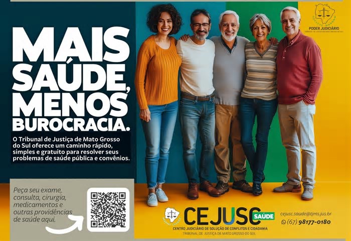 Semana da Saúde: ferramenta do TJMS auxilia cidadãos e evita excesso de judicializações