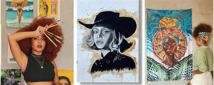 Artista transforma hobby em negócio e lança livro de colorir só com mulheres negras