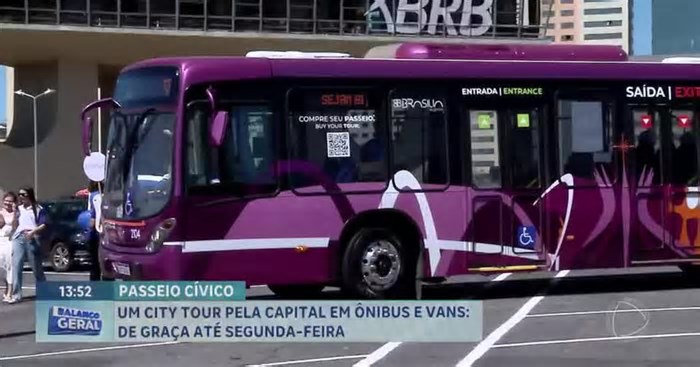 GDF inaugura City Tour Cívico gratuito para turistas e moradores de Brasília