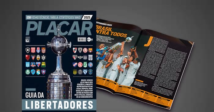 PLACAR lança guia da Libertadores 2025; adquira já o seu
