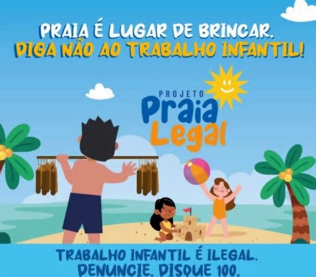 Olinda promove ação contra o Trabalho Infantil nas praias da cidade
