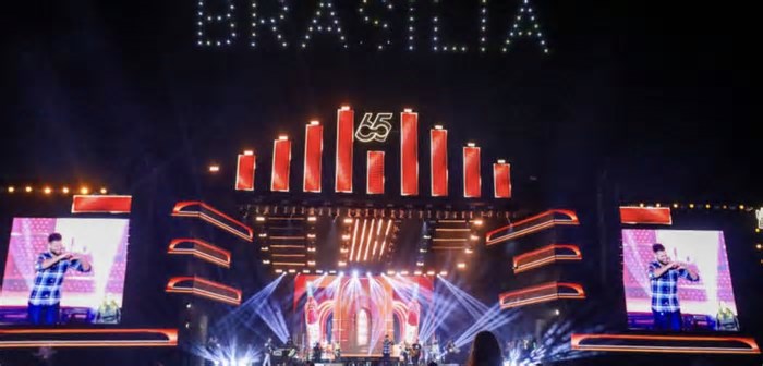 Brasília celebra 65 anos com shows, segurança e público recorde na Esplanada
