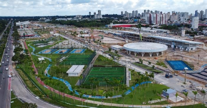 Parque da Cidade e Porto Futuro já estão cerca de 80% concluídos
