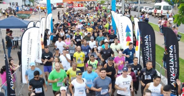 Corrida do trabalhador de Araguaína bate recorde de inscritos, com quase 4 mil atletas