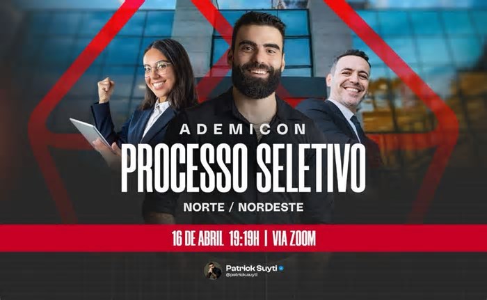 Patrick Suyti realiza seletiva com método M15 para contratação de consultores e gestores nas unidades de negócio Ademicon do Norte e Nordeste
