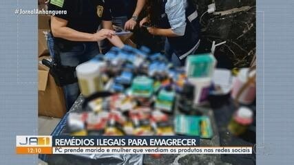 Casal de empresários é preso suspeito de vender falsos remédios para emagrecer pelas redes sociais