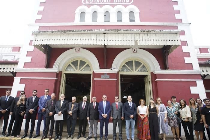 TJPE realiza cerimônia de tombamento da Estação do Brum, no Recife