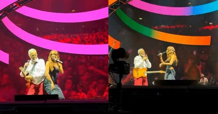 VÍDEO: Gilberto Gil recebe Anitta em participação surpresa durante show no Rio de Janeiro