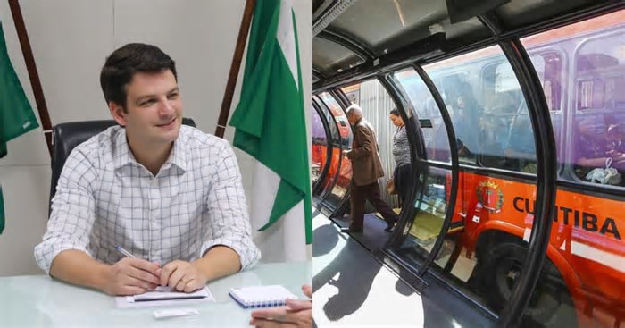 Eduardo Pimentel crava decreto e confirma ônibus DE GRAÇA a lista de CPFs em Curitiba, Paraná