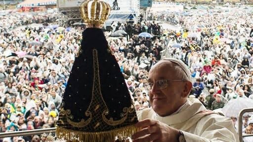 Em sua única passagem pelo Brasil, papa Francisco reuniu mais de 3,5 milhões de pessoas em missa