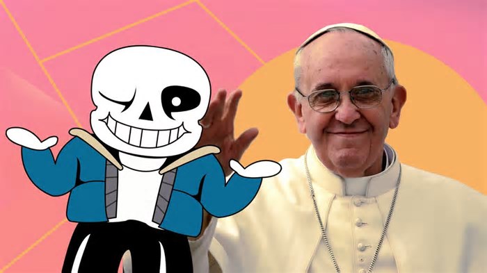 Anos atrás, papa Francisco recebeu um código de Undertale para Steam como presente