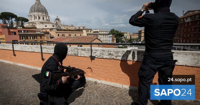 Forças Armadas italianas reforçam segurança em Roma para o funeral do Papa