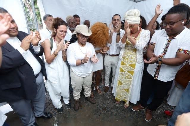 Ato com lideranças religiosas é realizado em local que pode abrigar maior cemitério de escravizados da América Latina