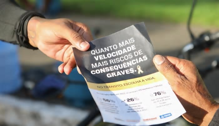 Salvador lança campanha sobre os perigos do excesso de velocidade- Foto: Lucas Moura/Secom/PMS