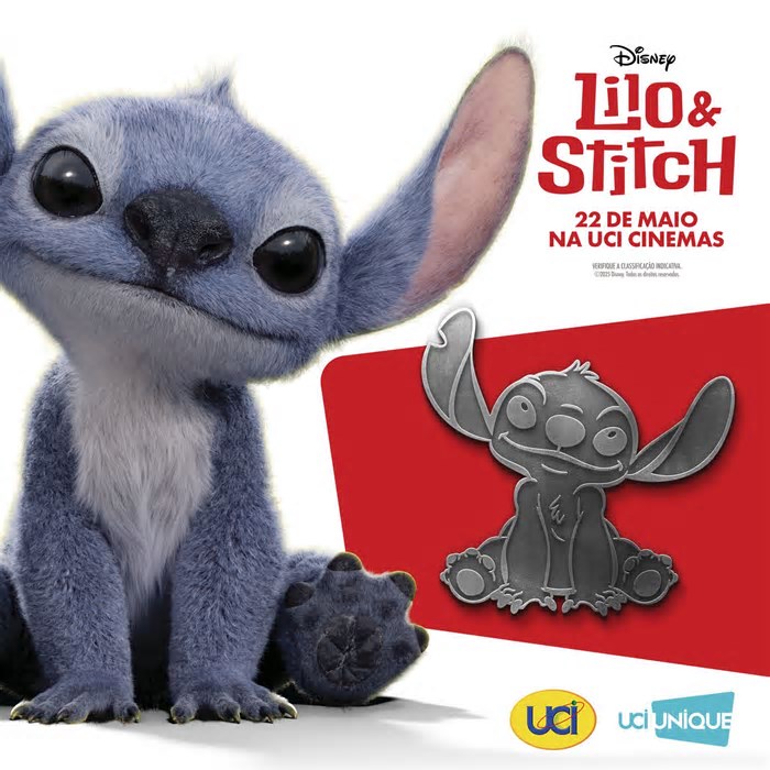 UCI anuncia combo especial de “Lilo & Stitch”, Fan Event e pin exclusivo