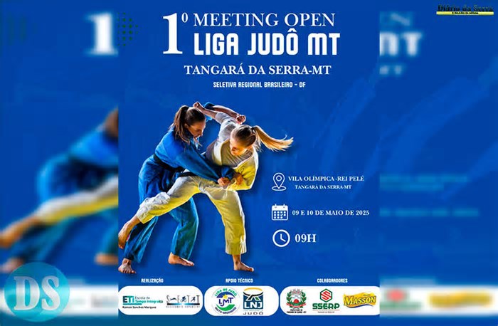 Tangará da Serra recebe 1º Meeting Open Liga Judô MT