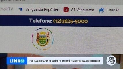 Mais de 70% das unidades de saúde de Taubaté têm problemas de telefonia
