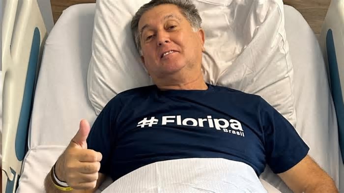 Topázio Neto recebe alta após cirurgia em Florianópolis
