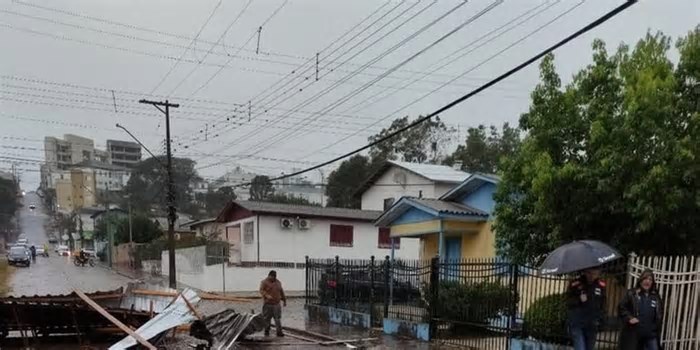 RS tem 16 municípios com estragos provocados pela chuva