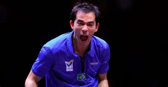 Hugo Calderano não passa por chinês e conquista prata inédita no Mundial de tênis de mesa