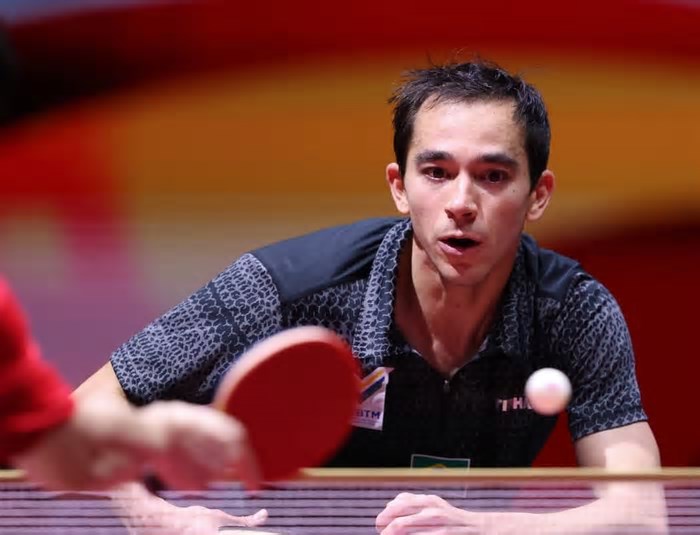 Hugo Calderano é superado por chinês na final do Mundial de tênis de mesa