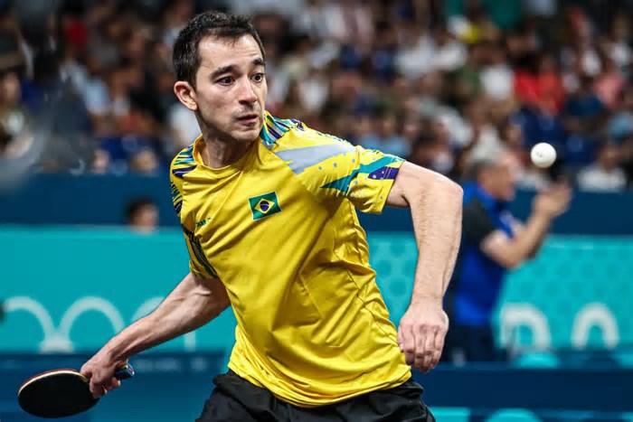 Hugo Calderano fica com a segunda colocação no Mundial de Tênis de Mesa