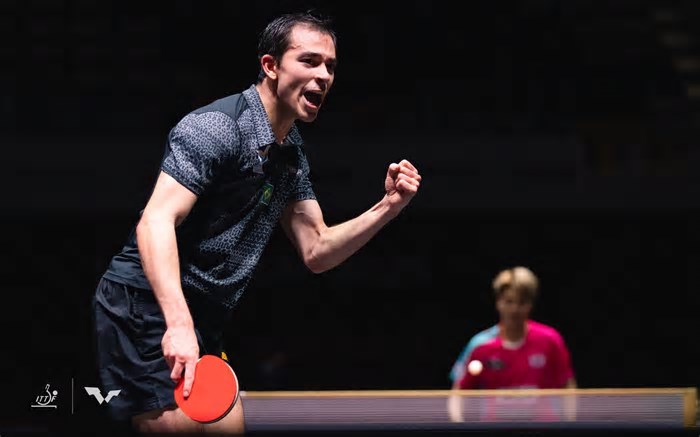 Hugo Calderano conquista medalha de prata histórica no Mundial de Tênis de Mesa