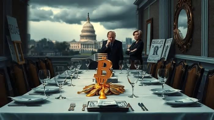 Elizabeth Warren critica jantar de Trump financiado por criptomoedas por falta de ética