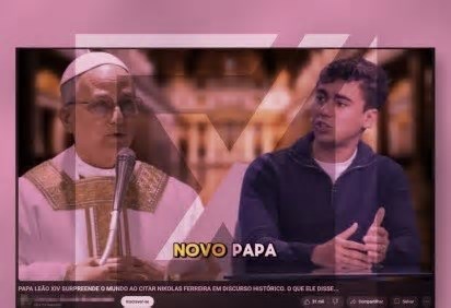Vídeo exibe história fictícia de que papa Leão XIV teria elogiado deputado brasileiro