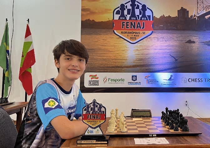 Sinopense é vice-campeão brasileiro de xadrez