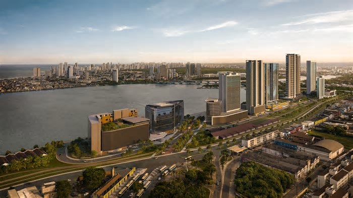 Projeto do Novo Cais prevê praça cívica e calçadão com acesso direto para a orla