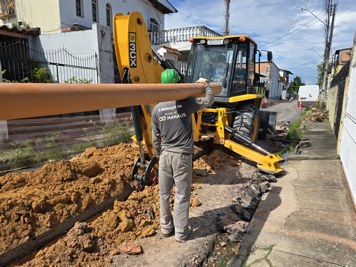 Trata Bem Manaus: Confira o cronograma semanal de obras de esgoto em 13 bairros da cidade