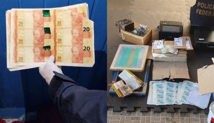 Polícia Federal prende grupo suspeito de fabricar e vender cédulas falsas em várias regiões do País