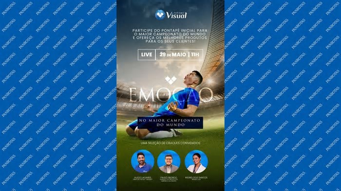 Visual promove live sobre eventos esportivos nesta quarta-feira (29)