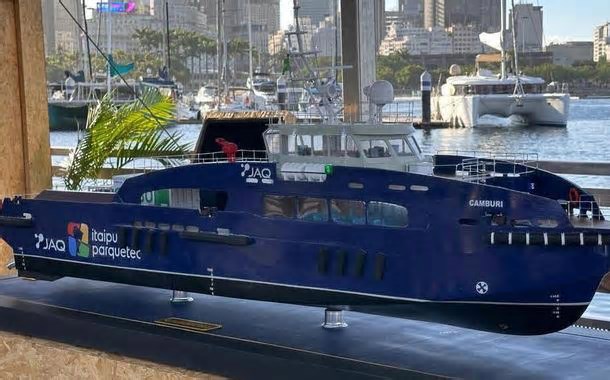 Protótipo do primeiro barco movido a hidrogênio verde, único com produção 'on board' no mundo, é exibido no Brasil