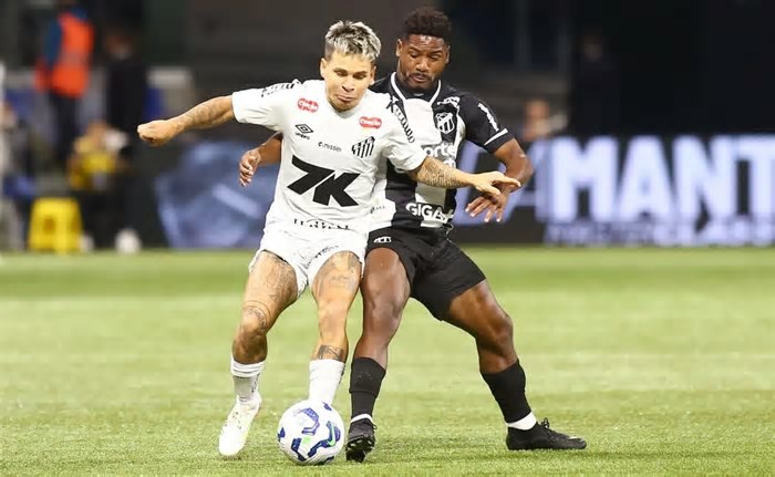 Santos empata sem gols com o Ceará no Allianz Parque e se complica ainda mais pelo Brasileirão Betano
