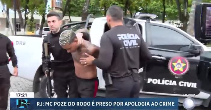 MC Poze do Rodo é preso por apologia ao crime no Rio