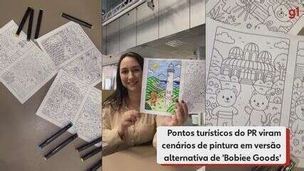 Pontos turísticos do Paraná viram cenários de pintura em versão alternativa de 'Bobbie Goods'; conheça