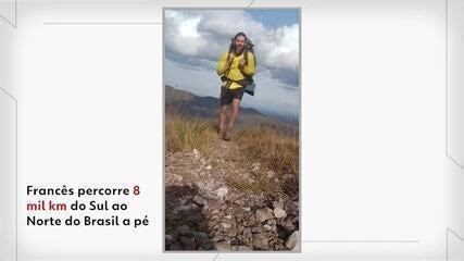 Francês percorre 8 mil km do Sul ao Norte do Brasil a pé: 'o mais complicado é sair do sofá para caminhar'