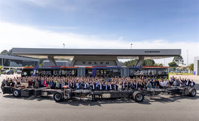 Volvo inicia produção de ônibus elétricos no País