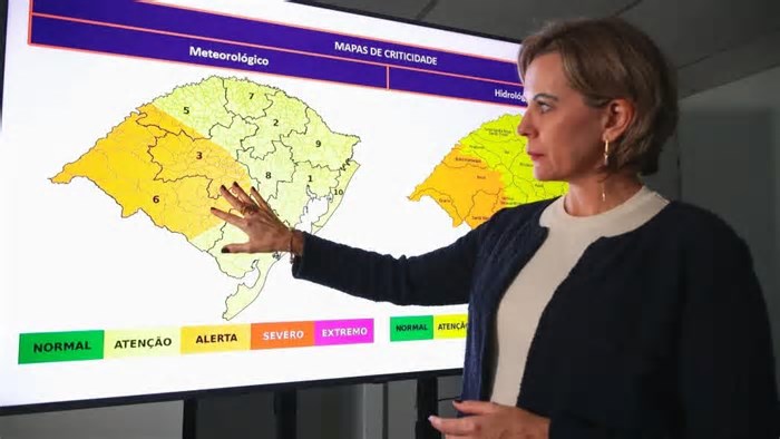 Chuvas, ventos intensos e queda de temperatura marcam a semana no RS