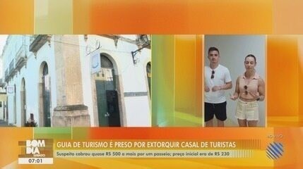 Monitor de turismo suspeito de extorsão é detido em Salvador; homem acordou valor de passeio e cobrou 4 vezes mais