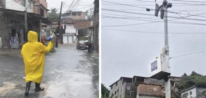 Rio transborda e preocupa município baiano. Em Salvador, moradores de seis comunidades são recomendados a deixarem suas casas